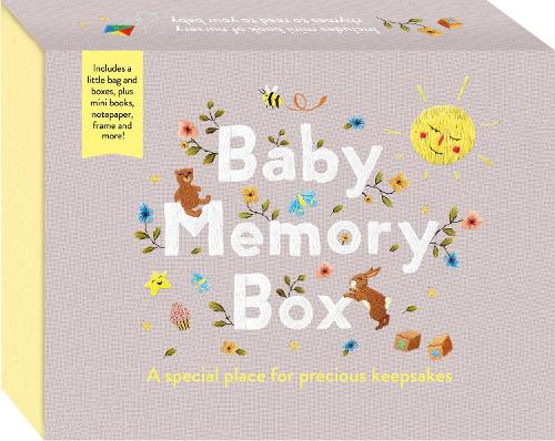 Baby Memory Box: A special place for precious keepsakes. Includes a little bag and boxes, plus mini books, notepaper, frame and more!