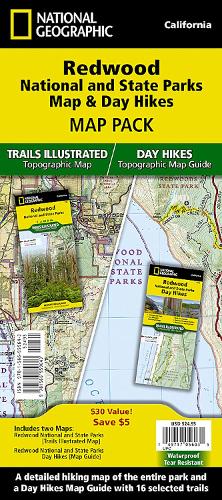 Redwood Day Hikes & National and State Parks [Map Pack Bundle]