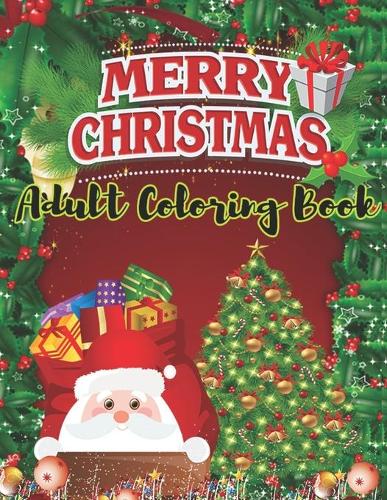 Merry Christmas Adult Coloring Book