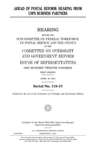 Ahead of postal reform