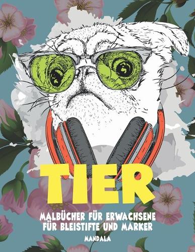 Malbücher für Erwachsene für Bleistifte und Marker - Mandala - Tier