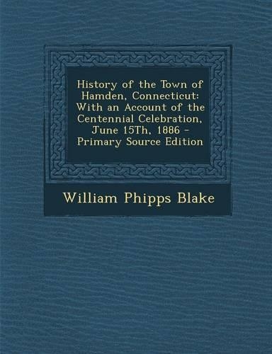 History of the Town of Hamden, Connecticut