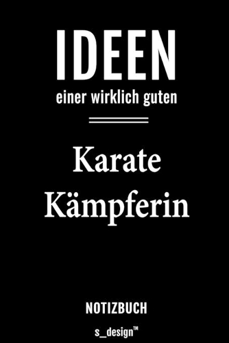Notizbuch für Karate Kämpfer / Karate Kämpferin