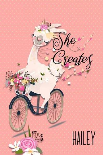 Hailey: She Creates: Personalized Dotted Journal