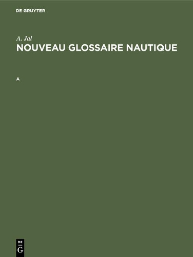 Nouveau glossaire nautique