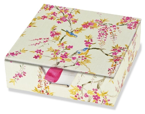 Blossoms & Bluebirds Desk Notes (Note Pad)