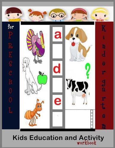 Kids Education and Activity workbook for Preschool kindergarten