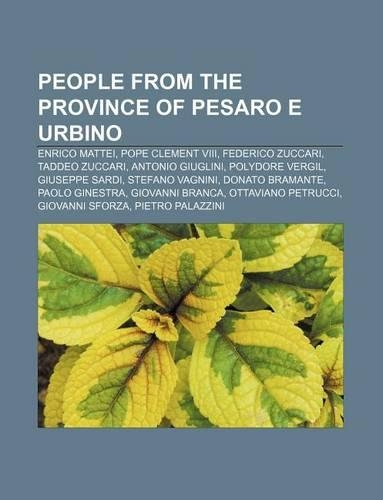 People from the Province of Pesaro E Urbino