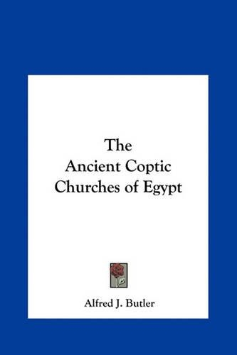 Ancient Coptic Churches of Egypt: (English)