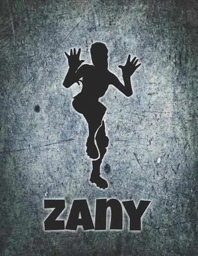 Zany Notebook: Medium College Ruled Notebook, 120 Page, Lined 8.5 X 11 in (21.59 X 27.94 CM)