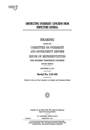 Obstructing Oversight