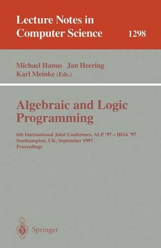 Algebraic and Logic Programming
