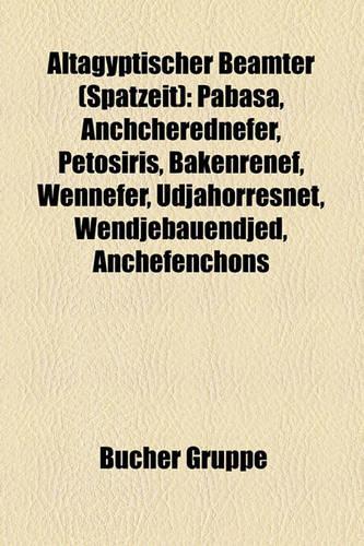 Altagyptischer Beamter (Spatzeit)