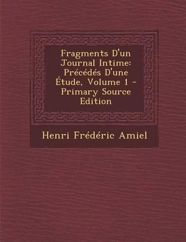 Fragments D'Un Journal Intime