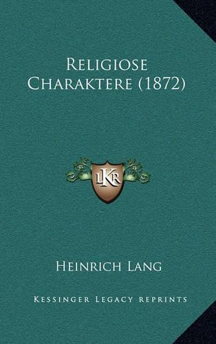 Religiose Charaktere (1872): (German)
