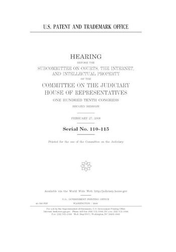 U.S. Patent and Trademark Office