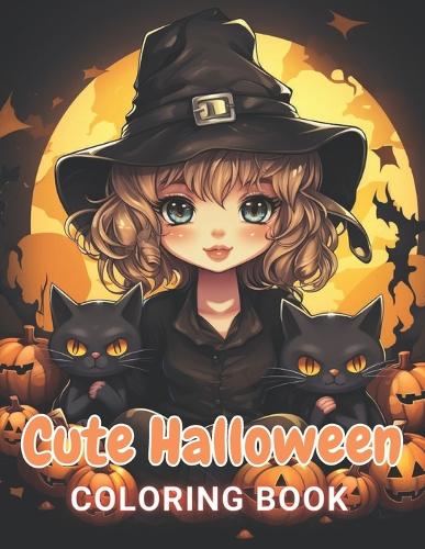 Cute Halloween Coloring Book: 100+ Exciting And Easy Coloring Pages