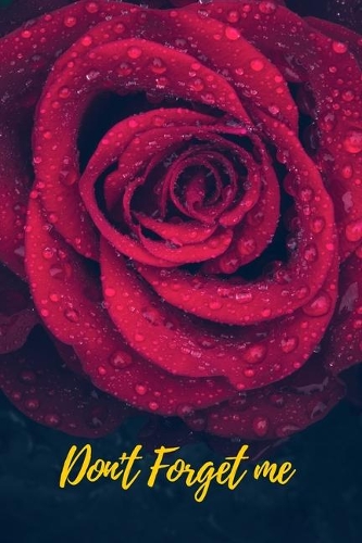 Don't Forget Me: Feeling Of Red Rose in the Night.Internet Password Logbook with alphabetical tabs.Personal Address of websites, usernames, passwords notebook/Journa