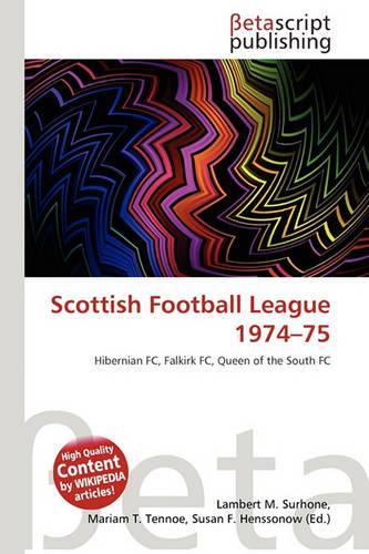 Scottish Football League 1974-75: (English)