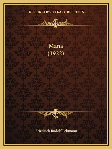 Mana (1922)