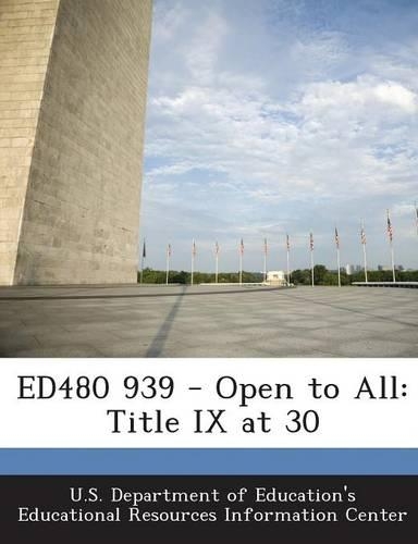 Ed480 939 - Open to All: Title IX at 30(English)