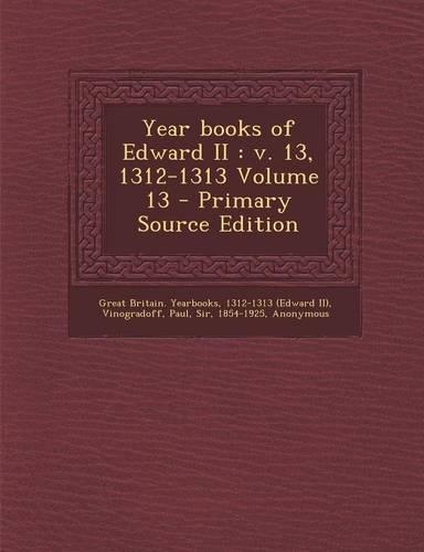Year Books of Edward II