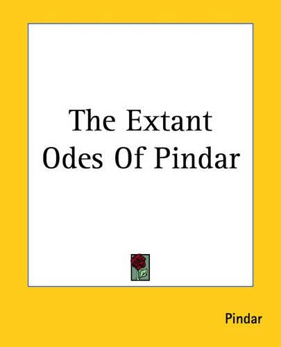 The Extant Odes Of Pindar