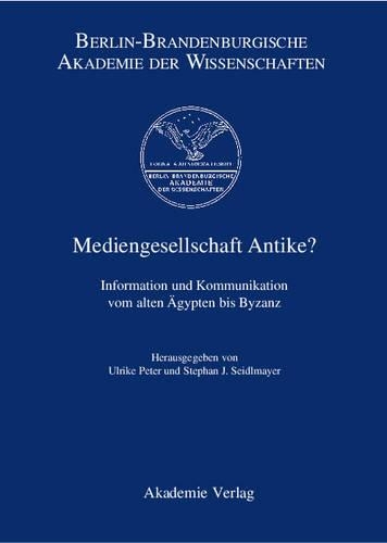 Mediengesellschaft Antike?