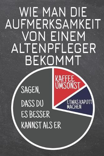 Wie man die Aufmerksamkeit von einem Altenpfleger bekommt: Altenpfleger Punktraster Notizbuch, Notizheft oder Schreibheft - 110 Seiten - Büro Equipment & Zubehör - Lustiges Geschenk zu Weihnachten oder Gebur