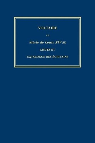 Œuvres complètes de Voltaire (Complete Works of Voltaire) 12