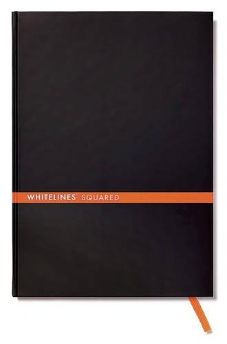 Whitelines A6 Squared Notebook, Black