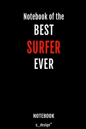 Notebook for Surfers / Surfer: awesome handy Note Book [120 blank lined ruled pages]