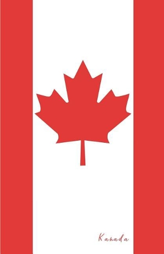 Kanada: Flagge, Notizbuch, Urlaubstagebuch, Reisetagebuch Zum Selberschreiben