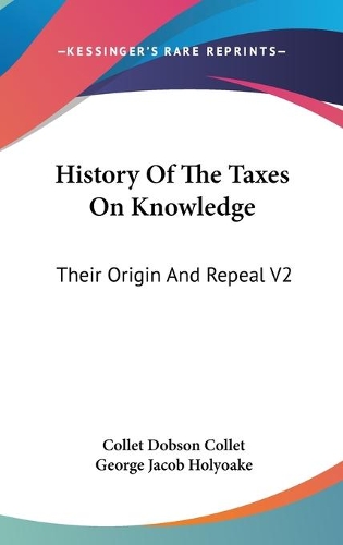 History Of The Taxes On Knowledge