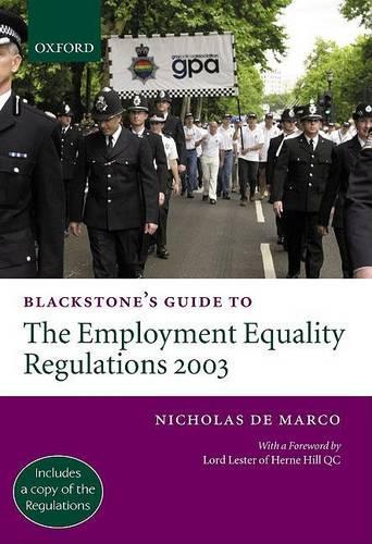Blackstone's Guide to the Employment Equality Regulations