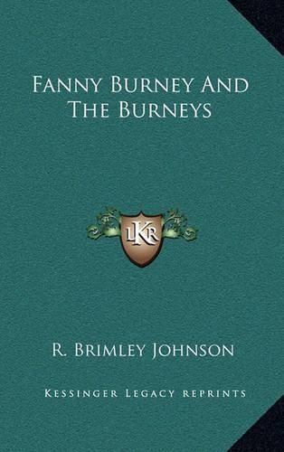 Fanny Burney and the Burneys