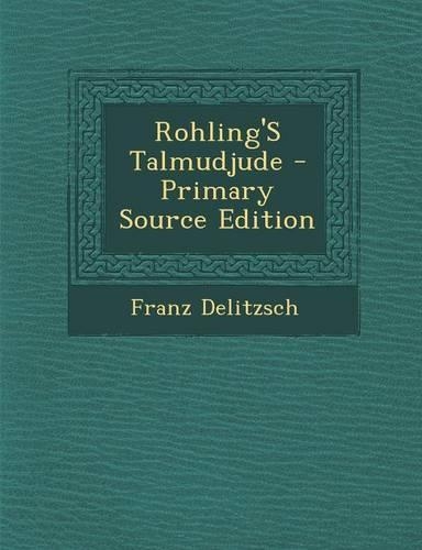 Rohling's Talmudjude