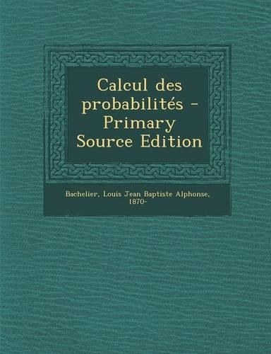 Calcul des probabilités