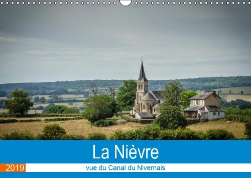 La Nièvre vue du canal du Nivernais 2019