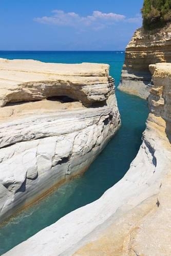 Canal D'Amour at Corfu Island, Greece Journal