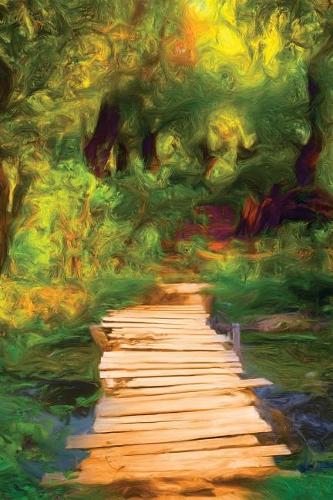 Walking on Water Journal: Blank Notebook Diary(32 Old Country 365 Lined)