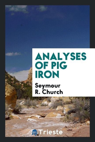 Analyses of Pig Iron