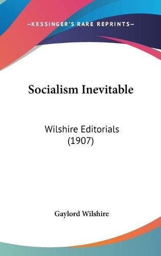 Socialism Inevitable