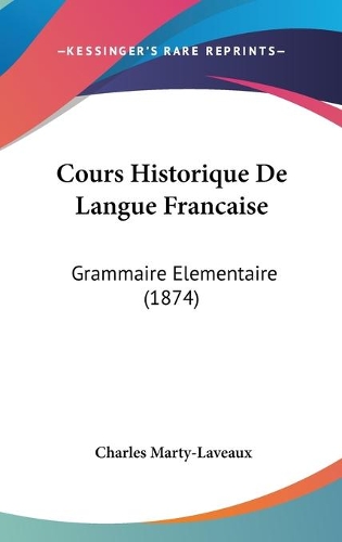 Cours Historique De Langue Francaise