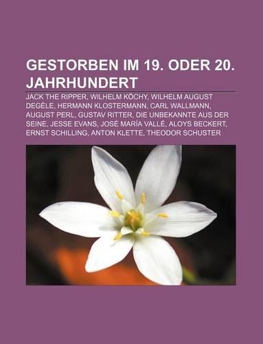 Gestorben Im 19. Oder 20. Jahrhundert