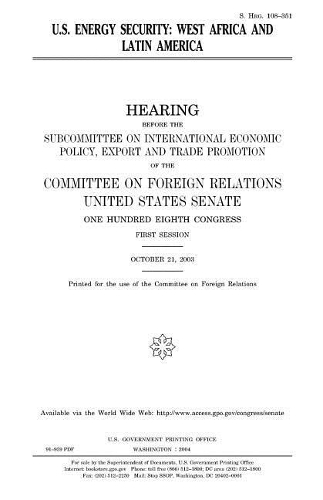 U.S. Energy Security