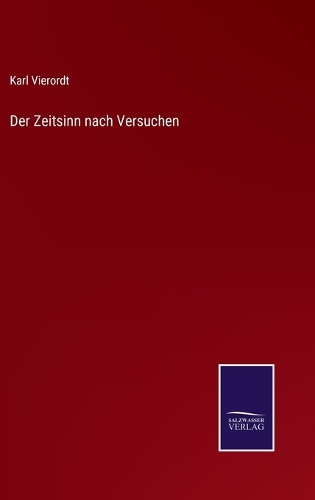 Der Zeitsinn nach Versuchen