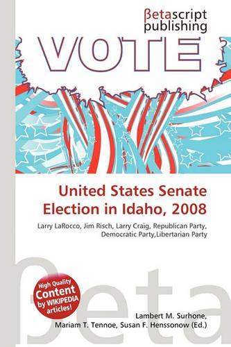 United States Senate Election in Idaho, 2008
