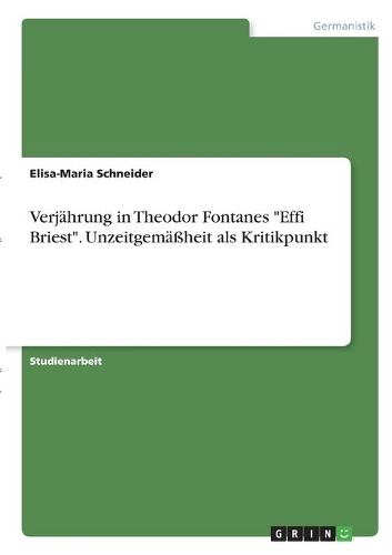 Verjährung in Theodor Fontanes 