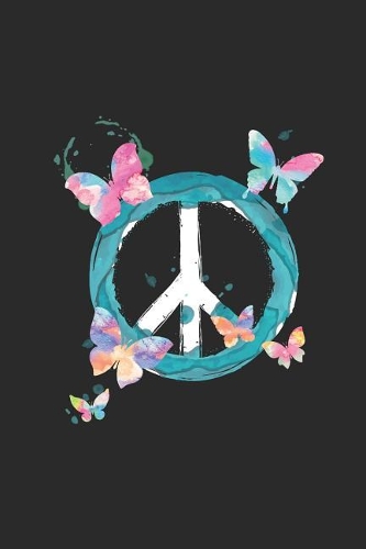 Butterfly Peace: Butterflies Notebook, Graph Paper (6 x 9 - 120 pages) Animal Themed Notebook for Daily Journal, Diary, and Gift